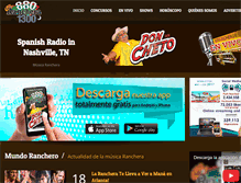 Tablet Screenshot of laranchera880.com
